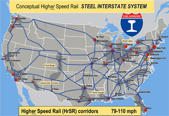 Conceptual Higher Speed Rail